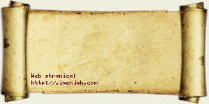 David Baćina vizit kartica